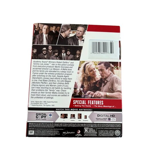 The Family Blu-Ray DVD Digital HD 2013 Action Comedy Movie Pre-Owned - Picture 4 of 4